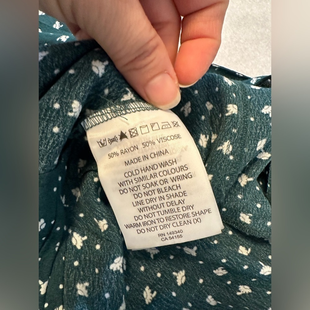 Rolla`s Delilah Dandelion Blouse in Ivy size S - Picture 11 of 12